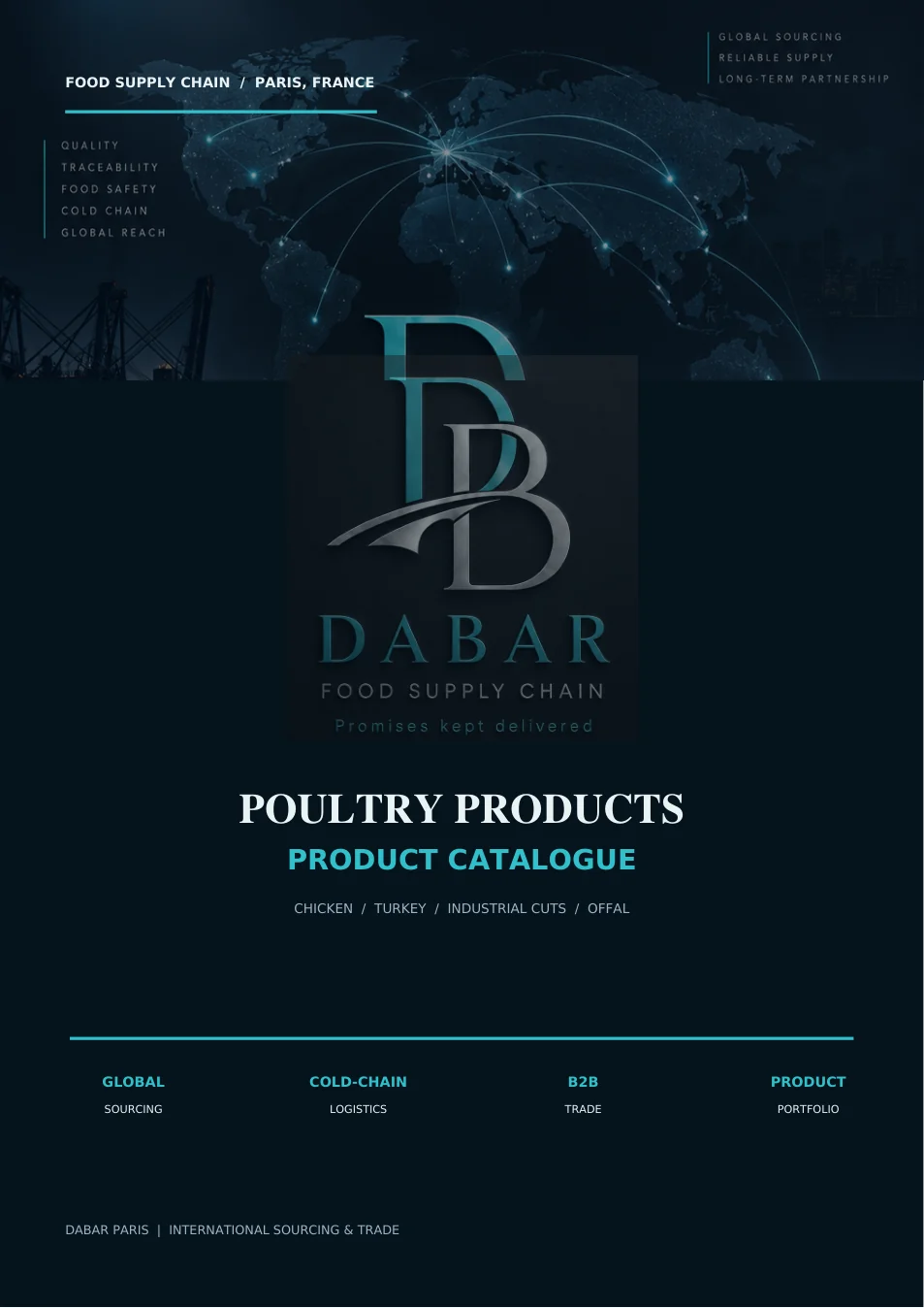 Cover of DABAR Poultry Products Catalogue 2026